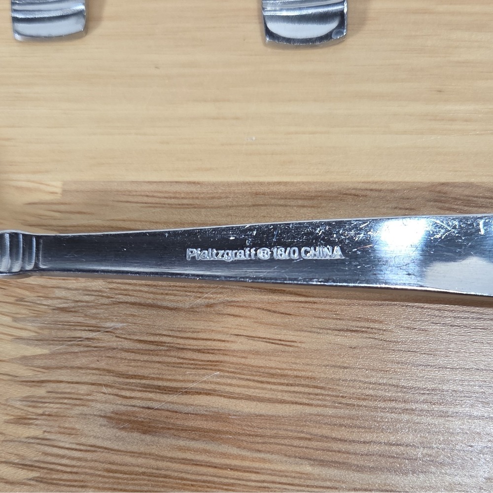Pfaltzgraff Beckham 18/0 Stainless Steel Spoons Lot of 6, - Picture 3 of 3
